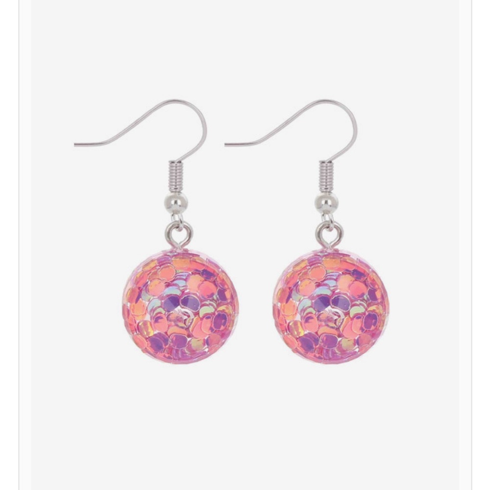 Confetti bauble dangle earrings